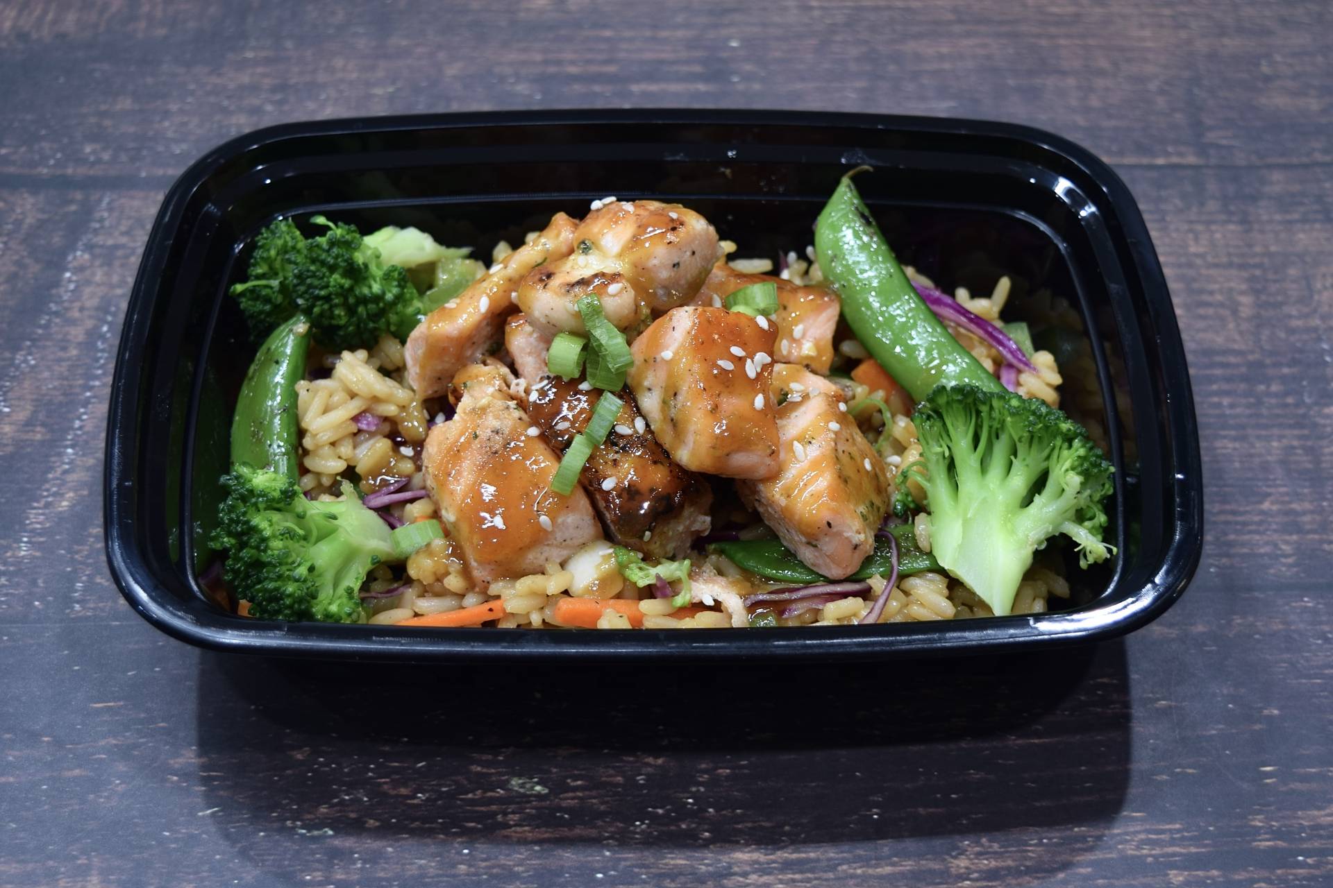 Miso Glazed Salmon Bowl