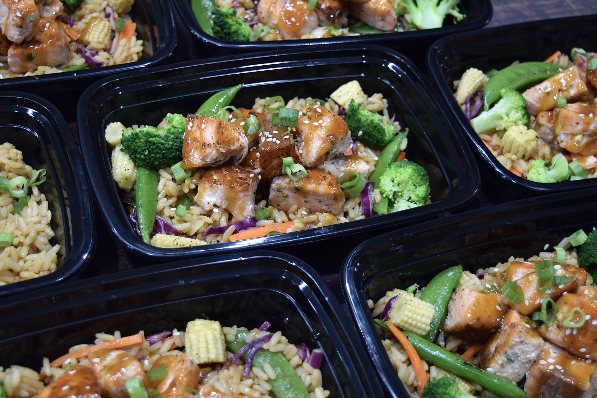 Miso Glazed Salmon Bowl