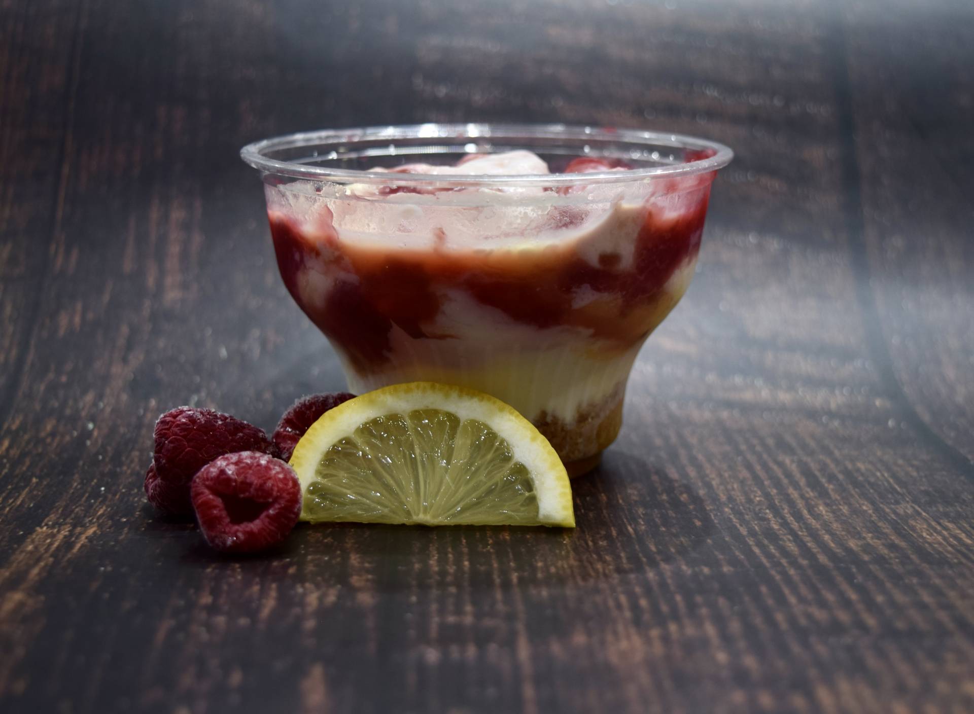 Raspberry Lemon Cheesecake Cups