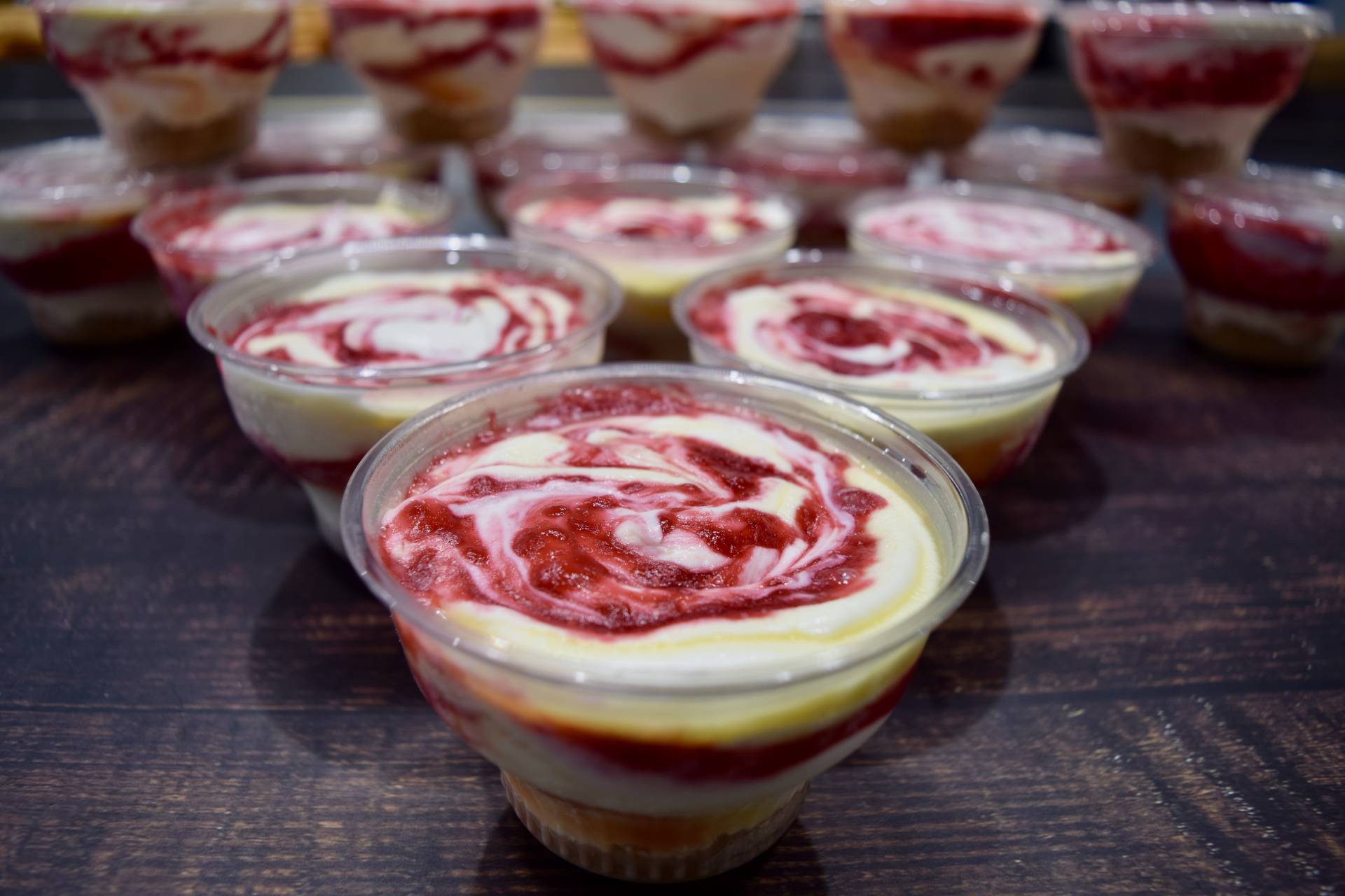 Raspberry Lemon Cheesecake Cups